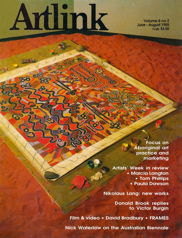 Issue 8:2 | June 1988 | Artlink 8:2